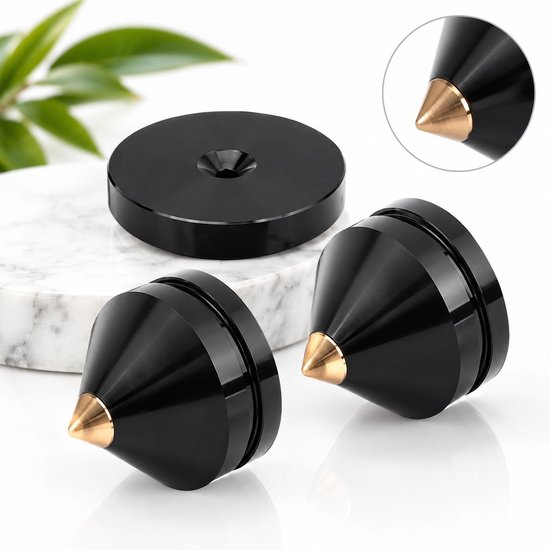 VHV - Speakerstands - speaker standaard - Luidspreker standaard - 8 stuks - Aluminiumlegering