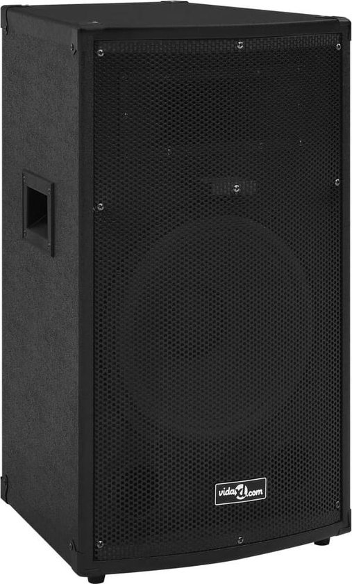 vidaXL - Hifi-podiumluidspreker - passief - 150 - W - 37x37x64 - cm - zwart