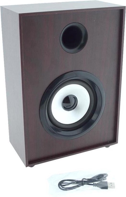 Vintage bluetooth speaker hout van Vintage