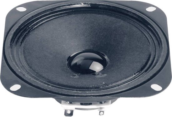 Visaton R 10 S TE - 4 Ohm 4 inch 10 cm Breedband-luidspreker 20 W 4 Ω Zwart van Visa