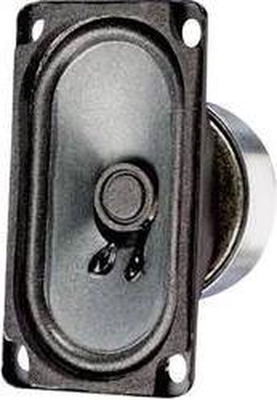 Visaton SC 5.9 ND - 4 Ohm 3.5 inch 9 cm Breedband-luidspreker 3 W 4 Ω Zwart Magnetisch afgeschermd, Ovaal