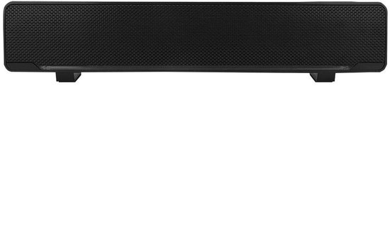 Vlemico - Soundbar - 3D Stereo Geluid - Diepe Bas Surround Sound - Zwart - Muziekspeler - Geschikt voor PC en TV - USB en 3,5 mm aansluiting