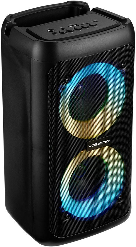 Volkano Kids Mini Dual 3 Party speaker – Zwart