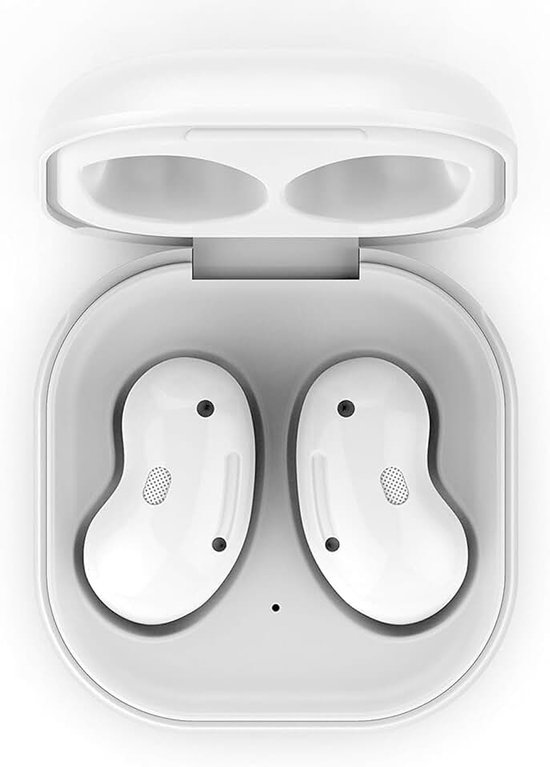 Voor Buds Live Case Vervanging, Buds Live Oplaad Case Vervanging, met 3.3ft Oplaadkabel (SM R180 Wit)