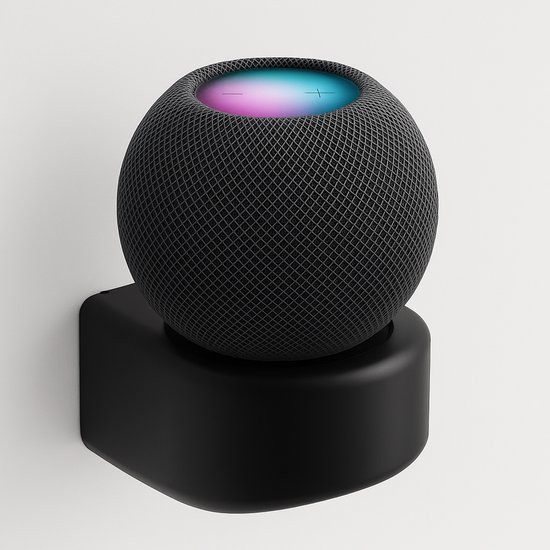 Wandhouder voor HomePod mini - Stopcontacthouder voor HomePod - EU stekker houder - eenvoudige installatie - Muurbeugel voor HomePod mini - zwart van Cozycase