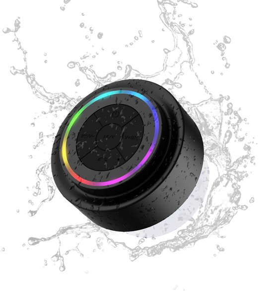 Waterdichte Bluetooth-luidspreker, draagbare mini-badkamerluidspreker, draadloze radio, multifunctionele Bluetooth-luidspreker, IP67 waterdichtheidsclassificatie van Merkloos