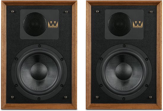 Wharfedale Denton 85th Anniversary Boekenplank Speaker - 2-weg speaker – Tweeter 25'' mm - Woofer 156'' mm - Walnoot van Wharfedale