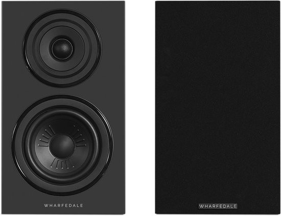 Wharfedale Diamond 12.0i Boekenplank Speaker - Heldere Middentonen - 2-weg - 100mm Driver - 55Hz-20kHz - Passieve Speaker - Zwart van Merkloos