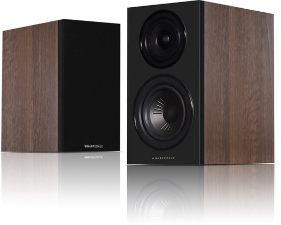 Wharfedale Diamond 12.1i Boekenplank Speaker – Diepe Bas – 2-weg – 130mm Driver – 50Hz-20kHz – Passieve Speaker – Walnoot van Merkloos