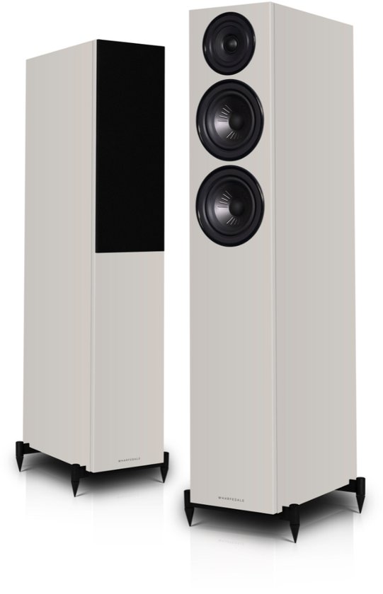 Wharfedale Diamond 12.3i Vloerstaande Speaker – Krachtige Bas – 2,5-weg – 130mm Driver – 38Hz-20kHz – Passieve Speaker – Grijs van Merkloos
