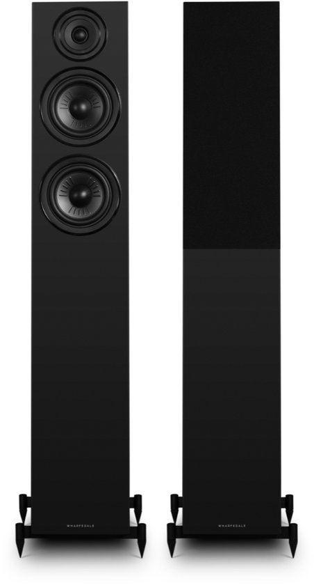 Wharfedale Diamond 12.4i Vloerstaande Speaker – Volledig Spectrum – 2,5-weg – 150mm Driver – 35Hz-20kHz – Passieve Speaker – Zwart