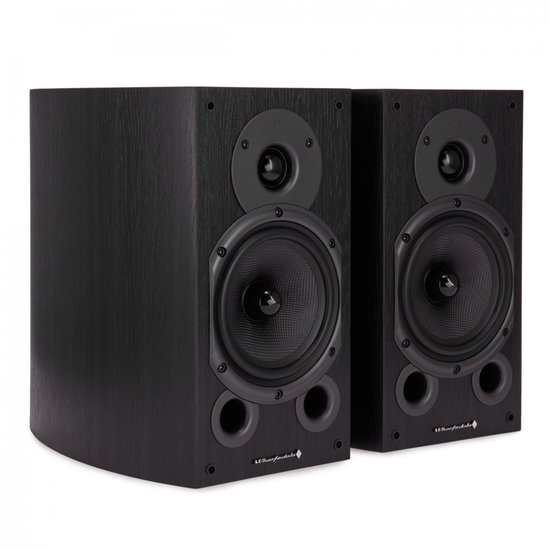 Wharfedale Diamond 9.1 boekenplankmodel luidspeakers (Paar), zwart