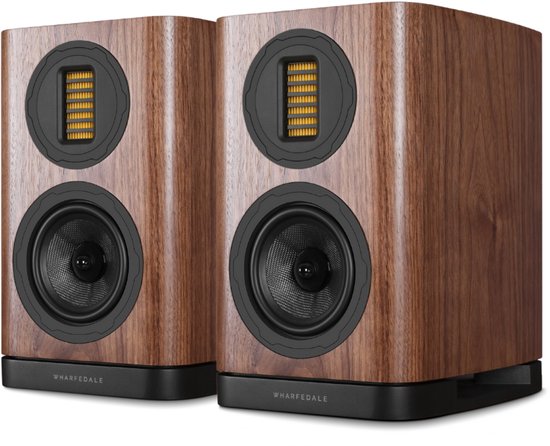 Wharfedale EVO 5.1 Boekenplank Speakers - Hifi Stereo Set - Passieve Speaker - 2-Weg Luidsprekers - Walnoot van Merkloos