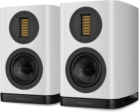 Wharfedale EVO 5.1 Boekenplank Speakers - Hifi Stereo Set - Passieve Speaker - 2-Weg Luidsprekers - Wit van Merkloos