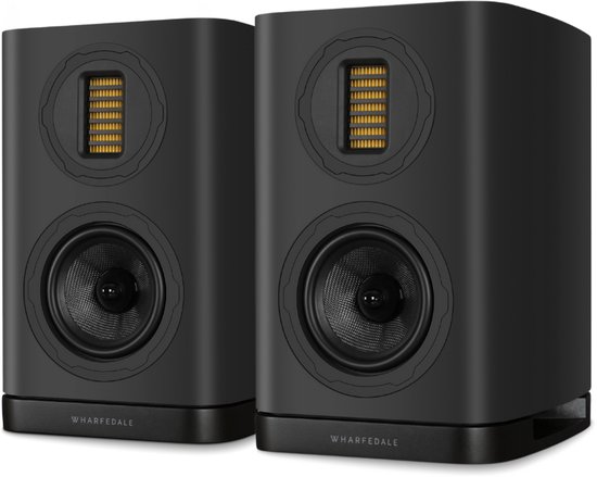 Wharfedale EVO 5.1 Boekenplank Speakers - Hifi Stereo Set - Passieve Speaker - 2-Weg Luidsprekers - Zwart van Wharfedale