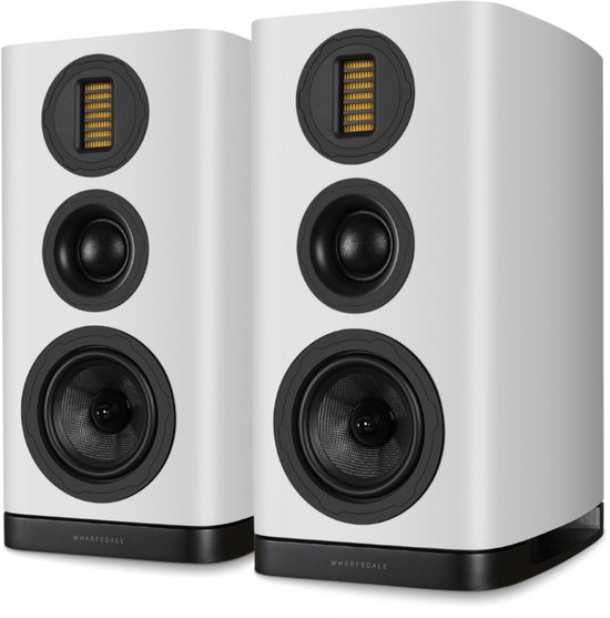 Wharfedale EVO 5.2 Boekenplank Speakers - Hifi Stereo Set - Passieve Speaker - 3-Weg Luidsprekers - Wit van Merkloos