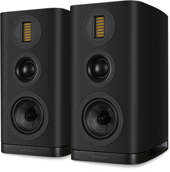 Wharfedale EVO 5.2 Boekenplank Speakers - Hifi Stereo Set - Passieve Speaker - 3-Weg Luidsprekers - Zwart van Wharfedale