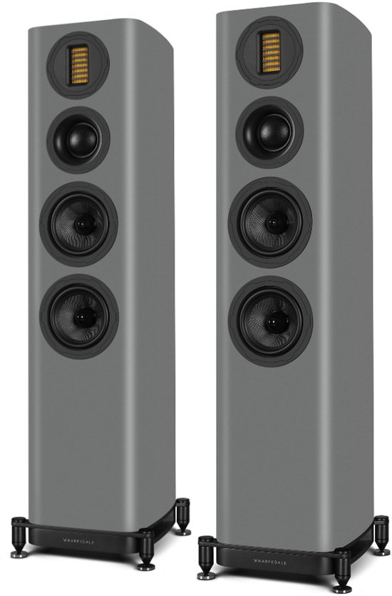 Wharfedale EVO 5.3 Vloerstaande Speakers - Hifi Stereo Set - Passieve Speaker - 3-Weg Luidsprekers - Grijs