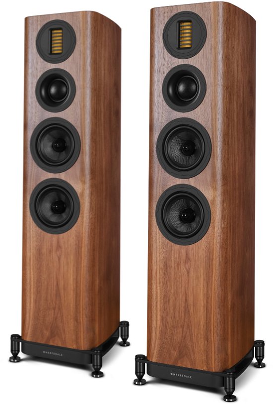 Wharfedale EVO 5.3 Vloerstaande Speakers - Hifi Stereo Set - Passieve Speaker - 3-Weg Luidsprekers - Walnoot van Wharfedale