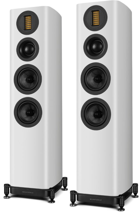 Wharfedale EVO 5.3 Vloerstaande Speakers - Hifi Stereo Set - Passieve Speaker - 3-Weg Luidsprekers - Wit van Merkloos