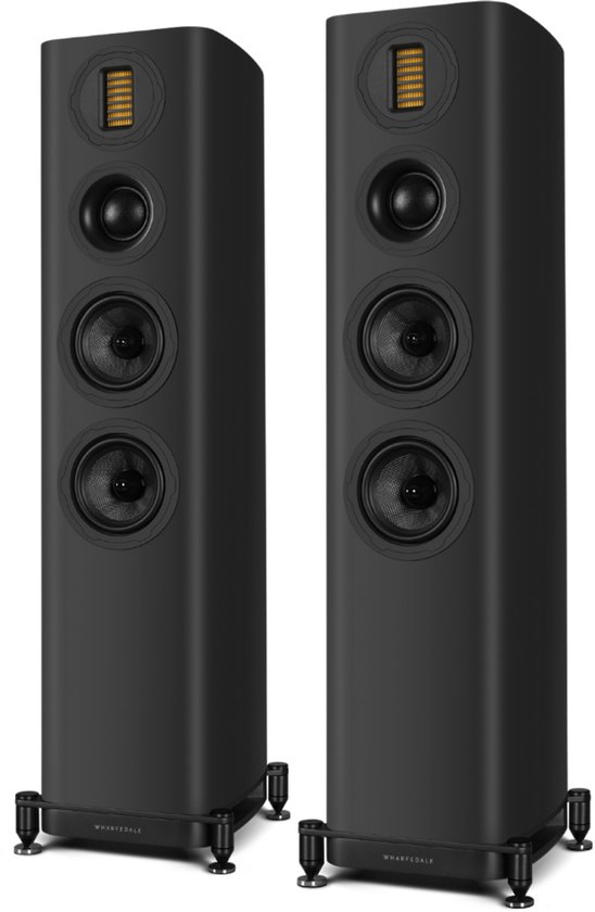 Wharfedale EVO 5.3 Vloerstaande Speakers - Hifi Stereo Set - Passieve Speaker - 3-Weg Luidsprekers - Zwart van Wharfedale