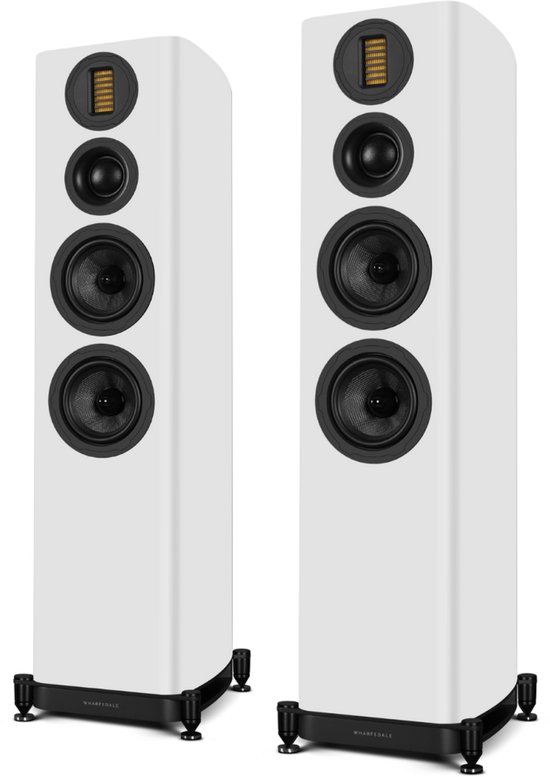 Wharfedale EVO 5.4 Vloerstaande Speakers - Hifi Stereo Set - Passieve Speaker - 3-Weg Luidsprekers - Wit van Merkloos