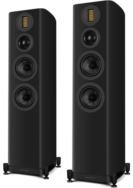 Wharfedale EVO 5.4 Vloerstaande Speakers - Hifi Stereo Set - Passieve Speaker - 3-Weg Luidsprekers - Zwart van Wharfedale