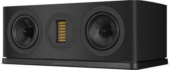 Wharfedale EVO 5.C Center Speaker - 2-Weg Luidspreker - Surround Sound - AMT-tweeter - Zwart van Merkloos
