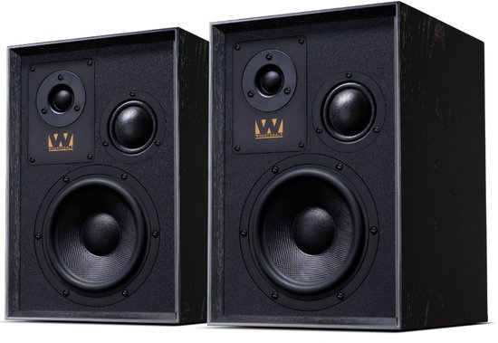 Wharfedale Super Denton Boekenplank Speakers - 3-weg Ontwerp - 6,5” Kevlar-Woofer - Rijk En Gedetailleerd Geluid - Zwart van Merkloos