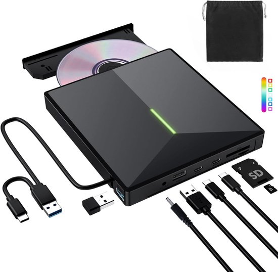 White-Label® Auto DVD Speler - Draagbare DVD Speler - Portable DVD Player