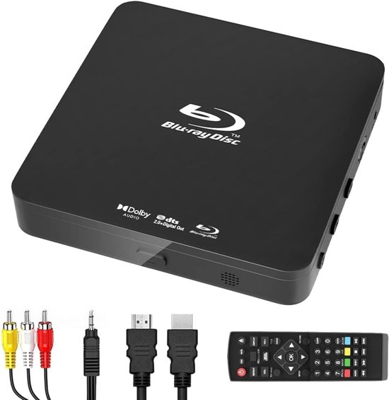 White-Label® DVD Speler met HDMI - Blu Ray Spelers - Externe DVVD Speler