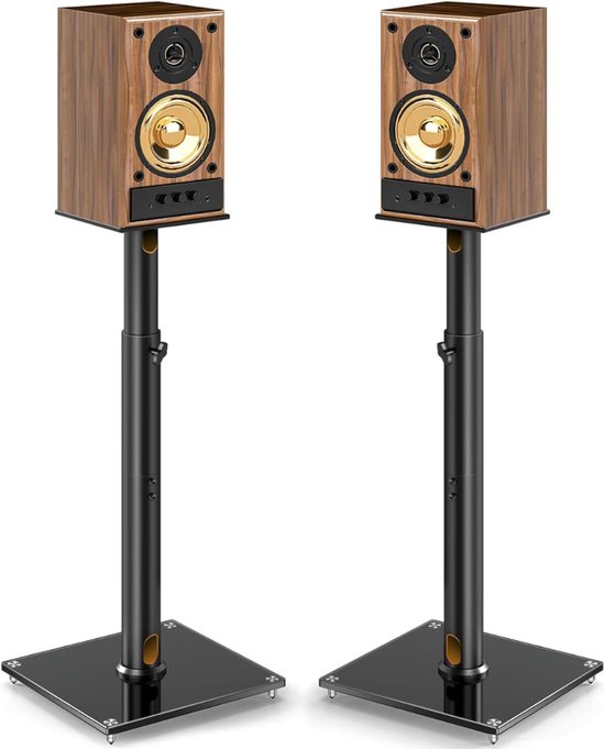 White-Label® Luidspreker Standaard - Speaker Statief - Luidsprekerstandaard - Zwart van White-Label®