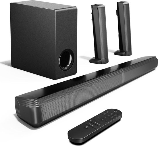 White-label® Surround Set Home Cinema - Speakers - Thuisbioscoop Set - Draadloos - Bluetooth - Zwart