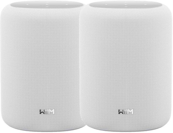 Wiim Sound Lite Twin - Draadloze Wifi Speaker voor Multiroom - Wit (2 stuks) van Merkloos