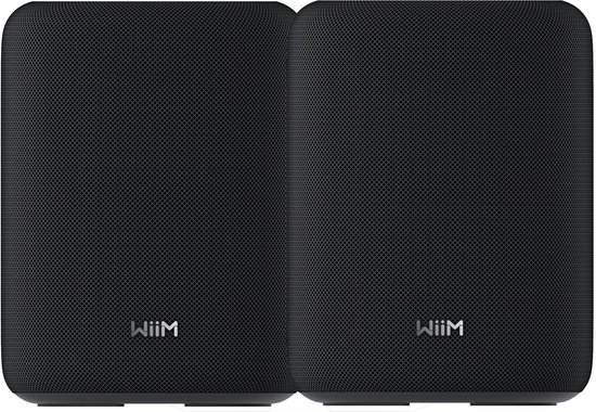 Wiim Sound Lite Twin - Draadloze Wifi Speaker voor Multiroom - Zwart (2 stuks) van Merkloos
