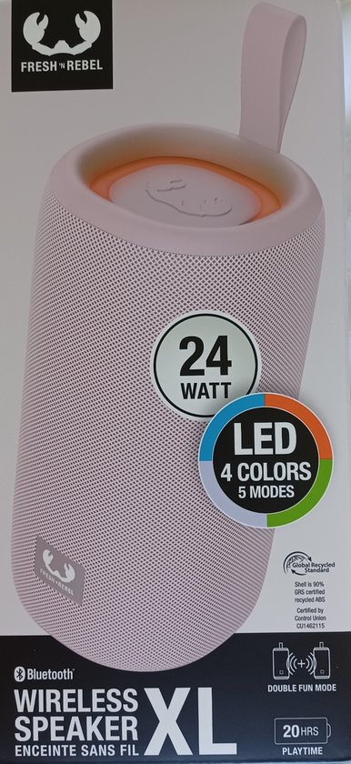 Wireless speaker XL 24Watt, LED 4 COLORS, BLUETOOTH, 20 HRS