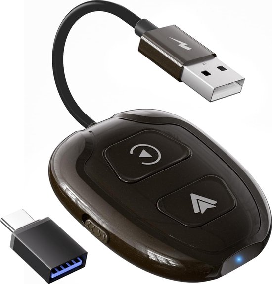 Wirelss Dongle voor Auto's Met Fabriek CarPlay en Android Auto - Plug and Play - 5GHz WiFi - 2017+ Carplay Dongle van Carlinkit