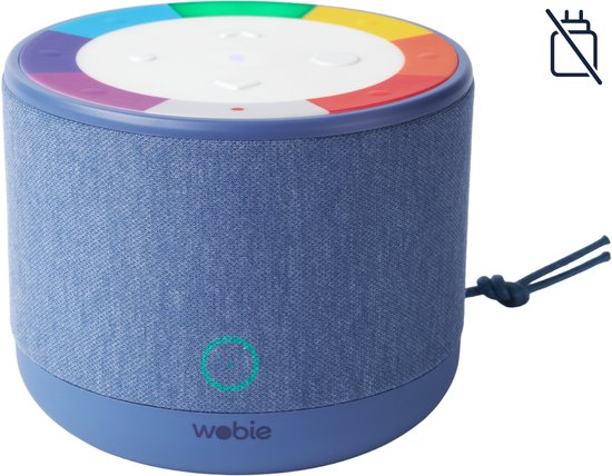 Wobie Box Blue - 2.1 Draagbaar Luidsprekersysteem - Bluetooth - Compact - Blauw van Merkloos