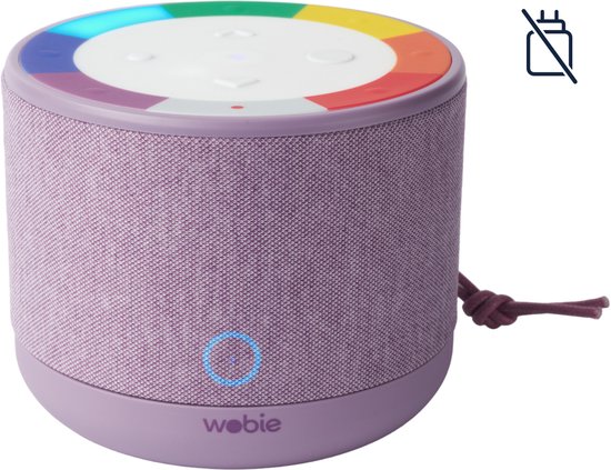 Wobie box violet 2.1 draagbaar luidsprekersysteem van Merkloos