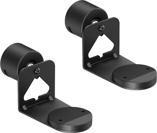 Wolff Mount Muurbeugel Sonos Era 100 & Era 300 - Duo Pack - Draaibaar & Kantelbaar - Inclusief Adapter Pad - Kabelmanagement - Zwart van WOLFF MOUNT