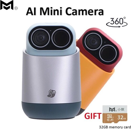 Xcruiser Xiaom Magic Camera Vlog-camera 360° ° PTZ-bewaking HD Mobiele telefoon Bewaking op afstand Vertraagd fotograferen Creatieve overzeese versie van Xcruiser