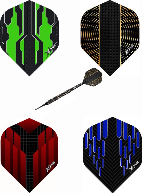 XQ MAX flights - assorti - Distinct / Contour / Halcyon / Terminator van XQ Max