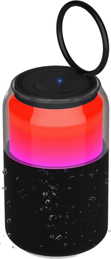 Xssive BSP19 Bluetooth Speaker Draadloos - LED Verlichting - IPX3 Waterbestendig - Lange Batterijduur van Merkloos
