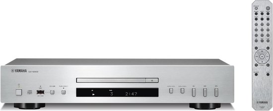 Yamaha CD-S303 - CD-Speler/Netwerk-Speler - Afstandsbediening - USB ingang- Zilver