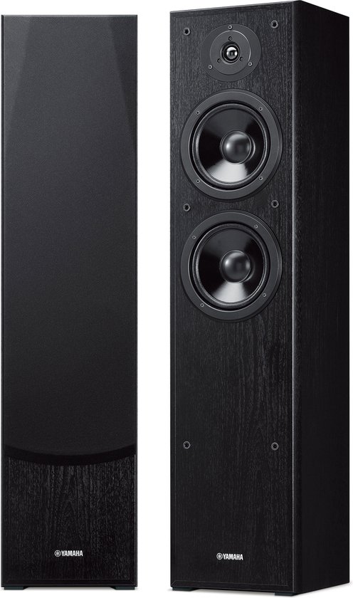 Yamaha NS-F51 – Vloerstaande luidsprekers - Diepe bas – Thuisbioscoop – Zwart (per paar - 2 stuks) van Merkloos