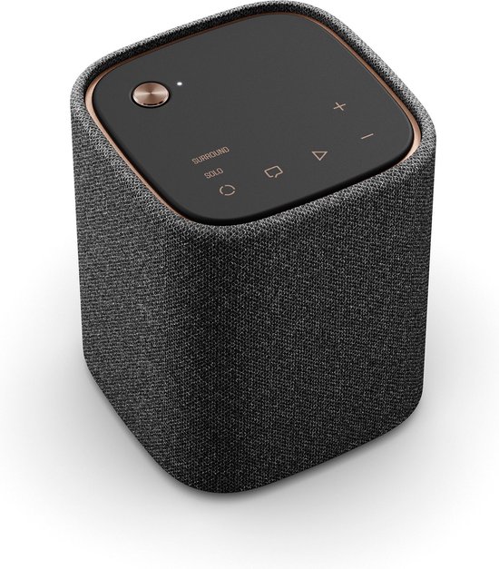 Yamaha TRUE X-SPEAKER 1A - Draadloze Luidspreker - Wifi en bluetooth - Stijlvol en compact - Donker Grijs van Merkloos