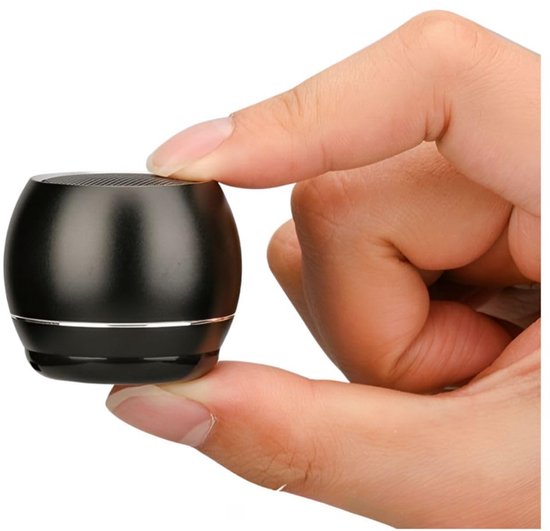 Ynkkvre - Bluetooth Speaker - Mini Draagbare Luidspreker - Draadloze Bluetooth Speaker - True Wireless Stereo - Compacte Draagbare Speaker Met Krachtige Geluidskwaliteit - 2 Stuks - Voor Reizen En Outdoor Gebruik Zwart van Merkloos