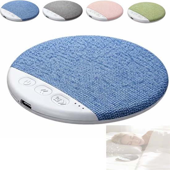 Ynkkvre -Slaapkussenluidspreker, Bluetooth-luidspreker voor onder het kussen, mini-slaaphulpmiddel met botgeleiding, stereobas, timer voor witte ruis en draadloze slaapondersteuningsfunctie van Merkloos