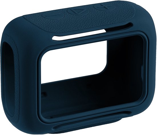 YONO Case geschikt voor JBL Go 5 - Siliconen - Hoesje - Donkerblauw
