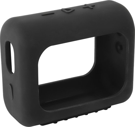 YONO Siliconen Case geschikt voor JBL Go 3 - Hoesje - Beschermhoes - Skin - Zwart van YONO
